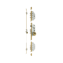 3 Point Lock - 3 Ft -  Brass Finish